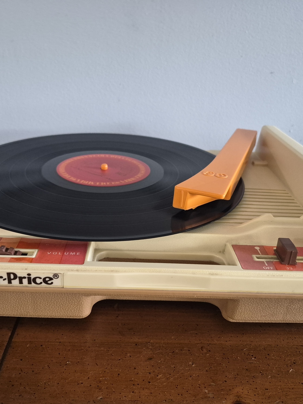 vintage 1970s Fisher-Price WORKING Record PLAYER - Picture 4 of 11